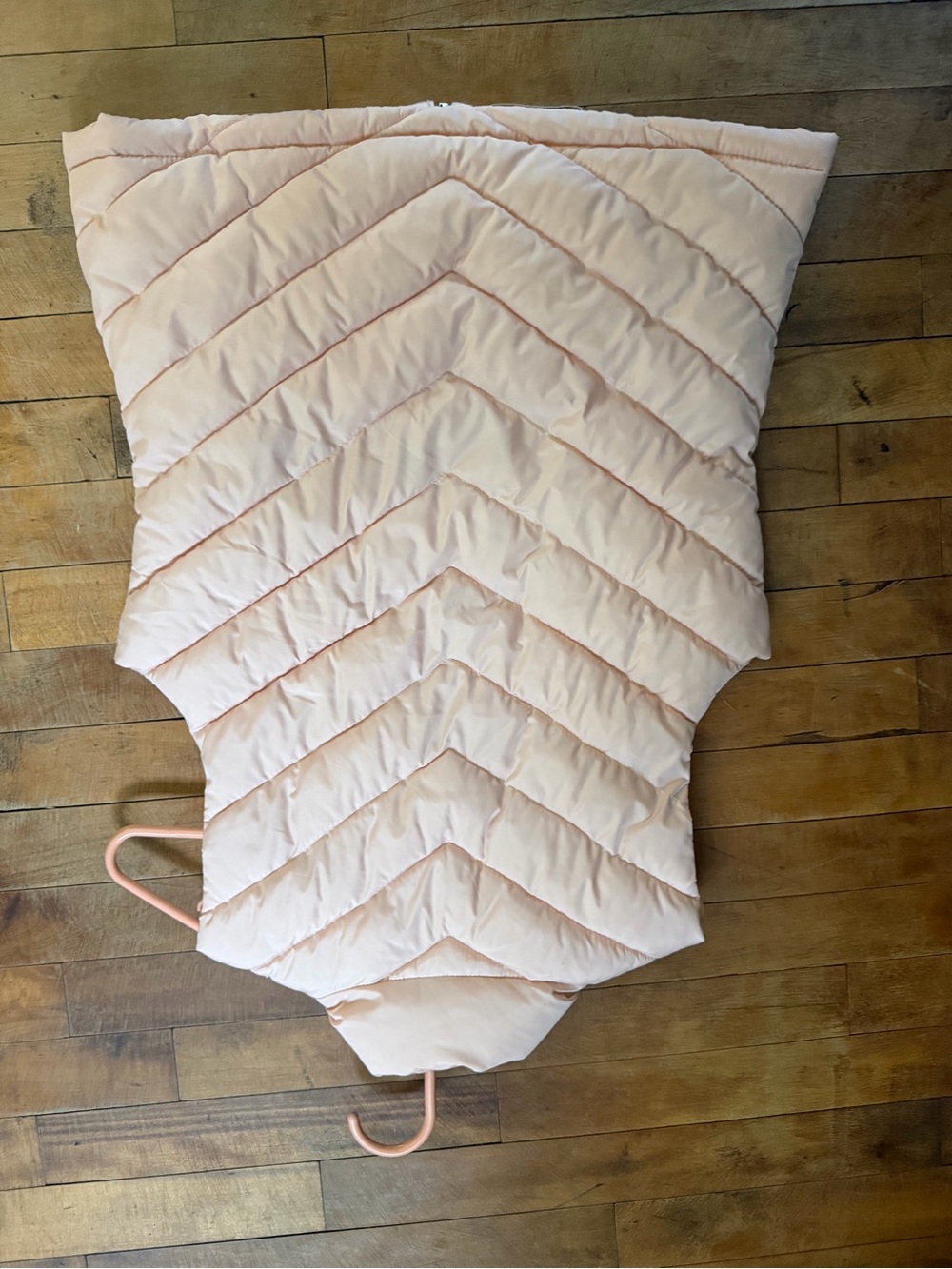 GAP Light Pink Sherpa Jacket with Peach Quilted Lining - Picture 3 of 3